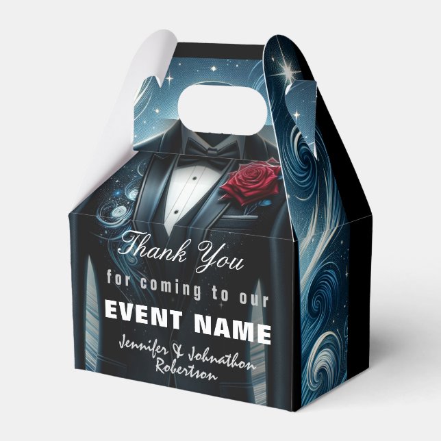 Black Tuxedo Vielen Dank | GESCHENKBOXEN Geschenkschachtel (Vorderseite)