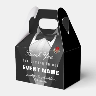 Black Tuxedo Vielen Dank GESCHENKBOXEN Geschenkschachtel