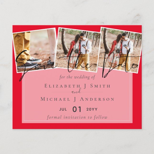 BLACK und RED BUDGET - Termine für Hochzeitfarben  (Vorderseite)