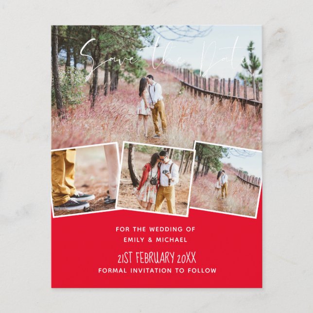 BLACK und RED BUDGET - Termine für Hochzeitfarben  (Vorderseite)