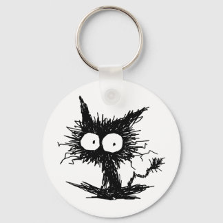 Black Unkempt Kitten GabiGabi Schlüsselanhänger
