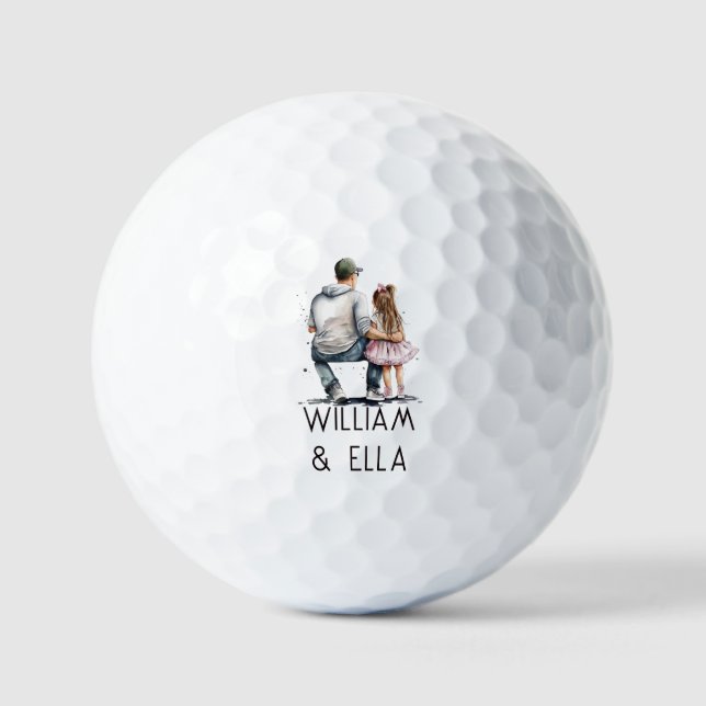 Black Vater and Daughter Bond (12) Golfball (Vorderseite)