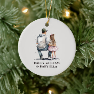 Black Vater and Daughter Bond (12) Keramik Ornament