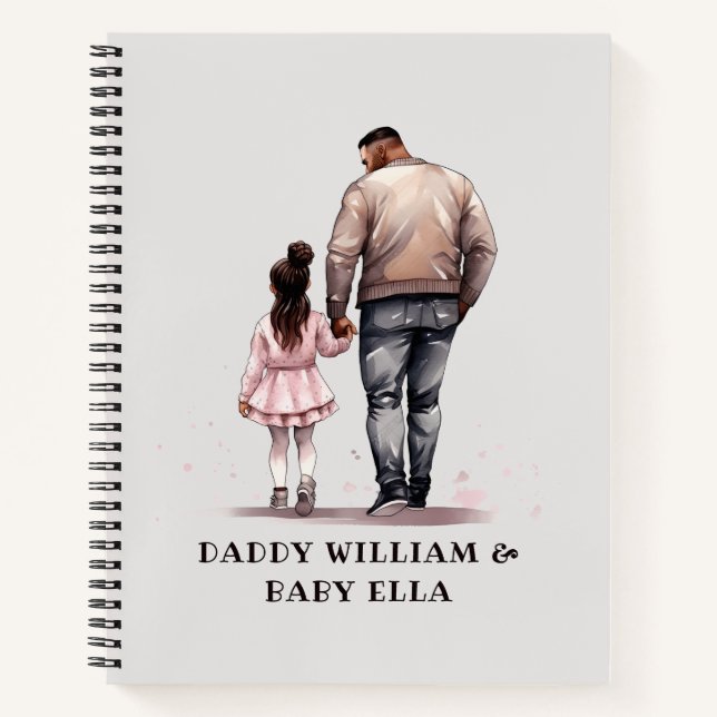 Black Vater and Daughter Bond (7) Notizbuch (Vorderseite)