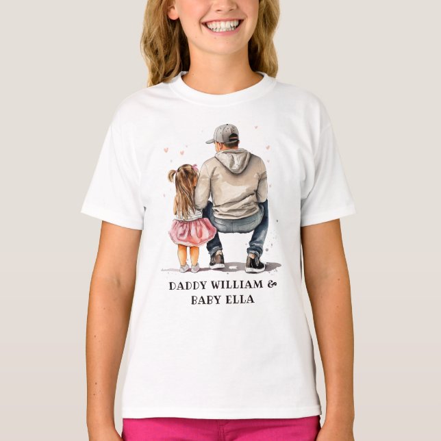 Black Vater and Daughter Bond (9) T-Shirt (Vorderseite)
