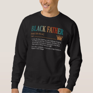 Black Vater Classic New Dad Vatertag 1 Sweatshirt
