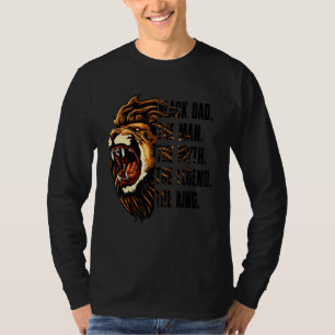 Black Vater The Man Myth Legend Black Father King  T-Shirt