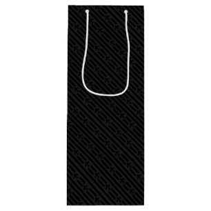 Black Velvet Lilie Geschenktüte Für Weinflaschen