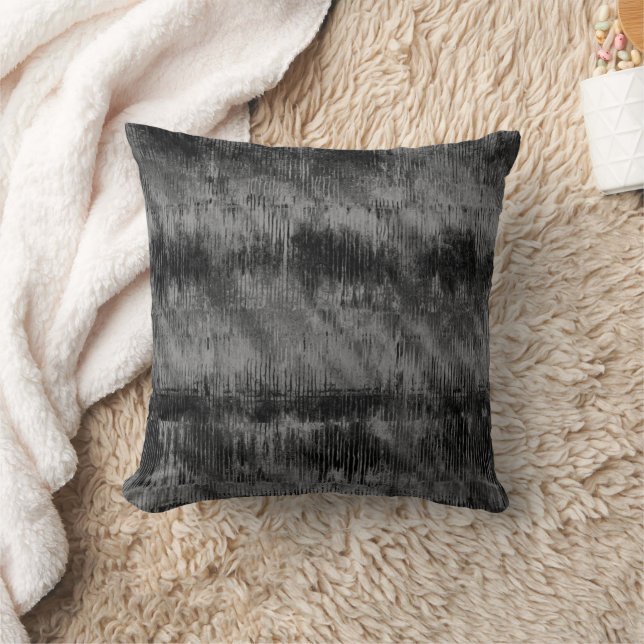 Black Velvet Tie-Dye Cushion Kissen (Decke)
