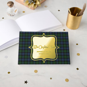 Black Watch Ancient Original Scottish Tartan Gästebuch