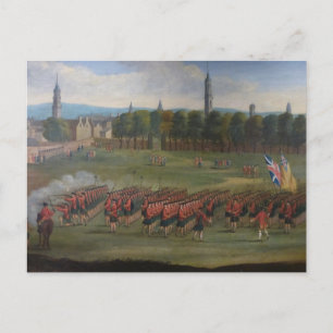 Black Watch auf Glasgow Green Postkarte