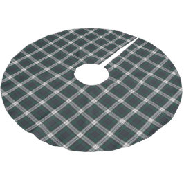 Black Watch Dress Modern Scottish Tartan Polyester Weihnachtsbaumdecke