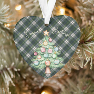 Black Watch Kleid schottischer Tartan Weihnachten Ornament