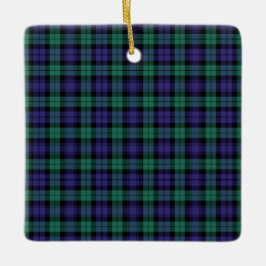 Black Watch Scottish Tartan Keramikornament