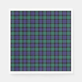 Black Watch Scottish Tartan Serviette
