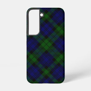 Black Watch Tartan Blau Grün Kariert Samsung Galaxy Hülle
