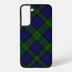 Black Watch Tartan Blau Grün Kariert Samsung Galaxy Hülle