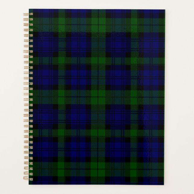 Black Watch Tartan bleu vert Plaid (Devant)