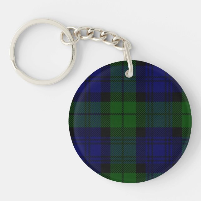 Black Watch Tartan bleu vert Plaid (Devant)