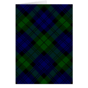 Black Watch Tartan bleu vert Plaid
