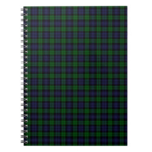 Black Watch Tartan Kariertes schottisches Karierte Notizblock
