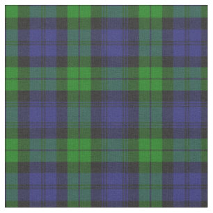 Black Watch Tartan Kariertes schottisches Muster Stoff