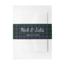 Black Watch Tartan, Karo-Hochzeit