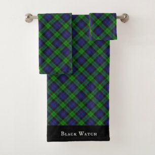 Black Watch Tartan Plaid Scottish Motif