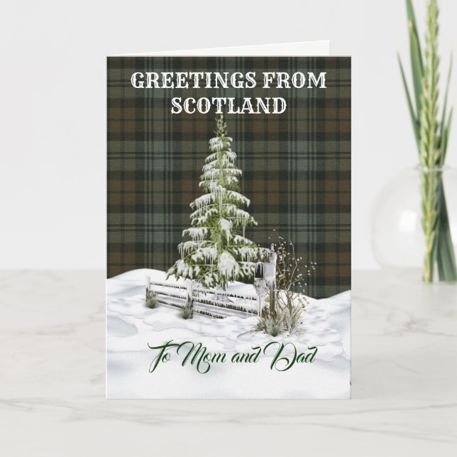 Black Watch Wetter Tartan Schwester Weihnachten (Vorderseite)