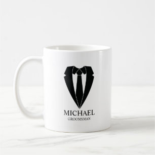 Black Wedding Anzug und Krawatte Personalisierte T Kaffeetasse