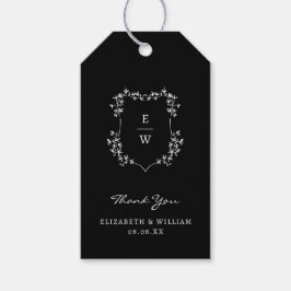 Black Wedding Vielen Dank Geschenkanhänger