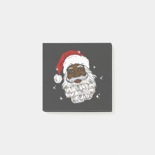 Black WeihWeihWeihnachts-Schwarze Geschichte Xmas Post-it Klebezettel