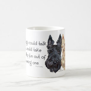 Black & Wheaten Scottish Terriers Kaffeetasse