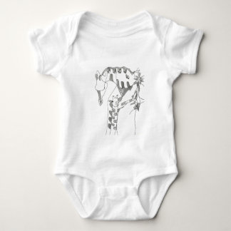 Black & white abstract stick  tapestries wood wall baby strampler