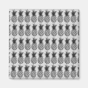 Black&white Ananas Magnet