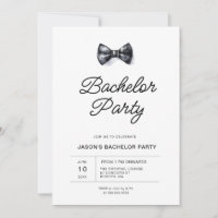 Black & White Bachelor Party