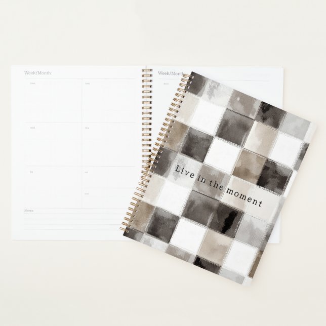 Black White Brown Squares (Devant avec enveloppe)