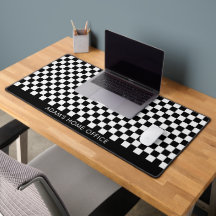 Black White Checkered Checkerboard Office School