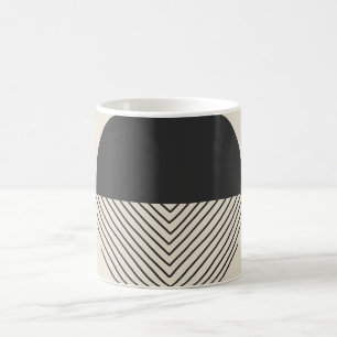 🖤 Black & White Chic : L'Élégante Polka Mug