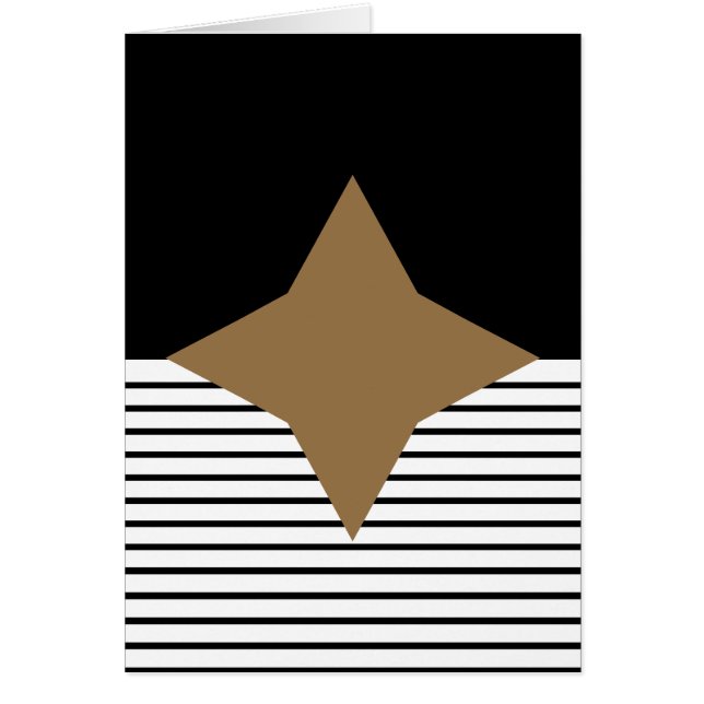 Black White Colorblock & Brown Diamond (Devant)