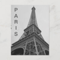 Black & White Eiffel Tower in Paris Frankreich Rei