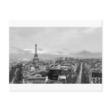 Black&White: Eiffel Tower, Paris, Frankreich