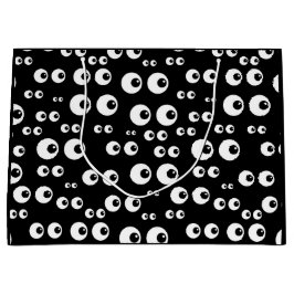 Black & White Eyeball Lg. Geschenktüte