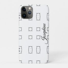 Black White Geometric Pattern | Minimal Abstract Case-Mate iPhone Hülle