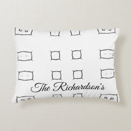 Black White Geometric Pattern | Minimal Abstract Dekokissen