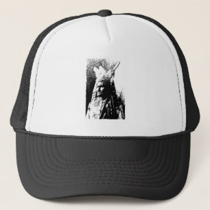 Black & White Geronimo Truckerkappe