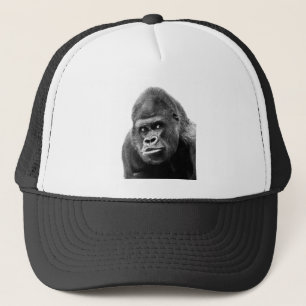 Black White Gorilla Truckerkappe