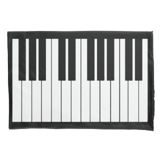 BLACK/WHITE KLAVIER Single-Kissenbezug, Kissenbezug