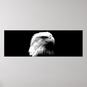 Black & White Leadership Eagle Eyes Doster Poster
