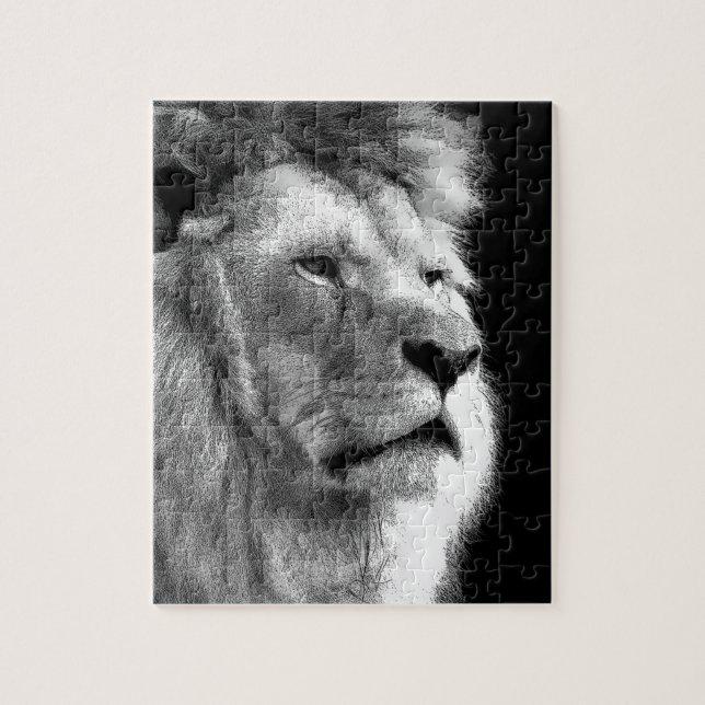 Black White Lion (Vertikal)